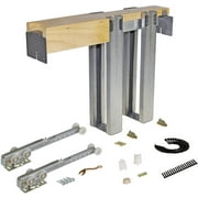 Johnson Hardware 153068SC, 36 in x 80 in Off-White pocket Barn Door Hardware Kit