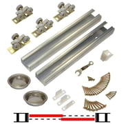 Johnson Hardware 5017283 Aluminum By-Pass Door Hardware Set - Pack of 10