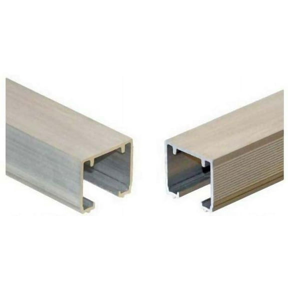Johnson Hardware Jh111-60 111 Series 60" Aluminum Track For Sliding Doors - Mill Aluminum