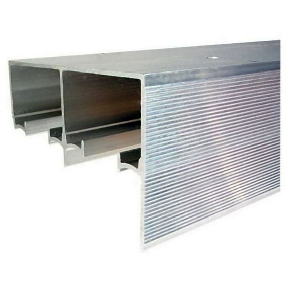 Johnson Hardware Jh138f72 138F Series 72" Aluminum Track For 1-3/8" Bypass Doors - Mill