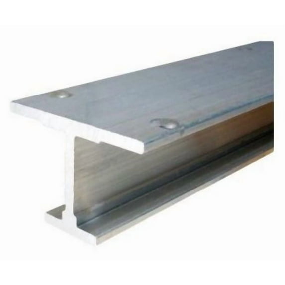 Johnson Hardware Jh200-72 200 Series 72" Aluminum Track For Sliding Doors - Mill Aluminum