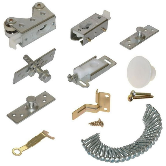 Johnson Hardware Jh2014fd2 2-Panel Hardware Set For 200Fd Series Folding Doors - Silver