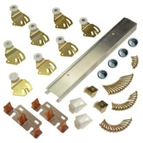 Johnson Hardware Jh2200964d 2200 Series 96" Aluminum Track - Mill Aluminum