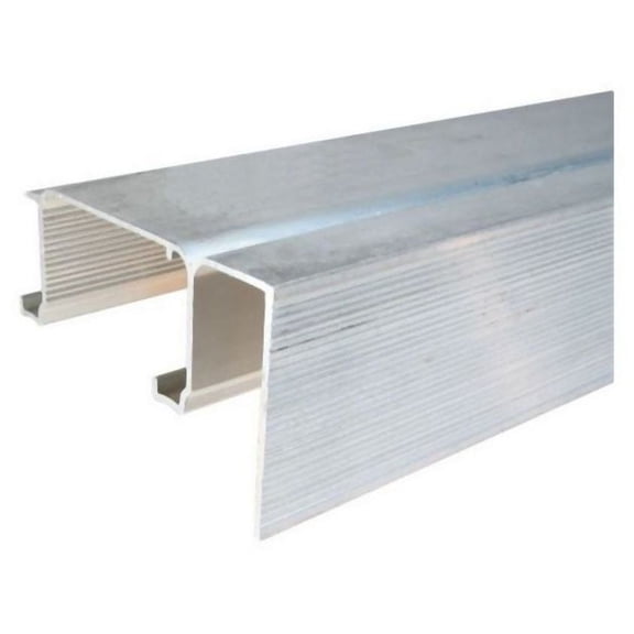 Johnson Hardware 5001296 Mill Silver Aluminum By-Pass Fascia Track