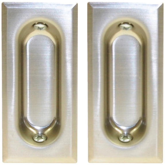 Johnson Hardware Rectangular Flush Pocket Door Pull - 1 Each