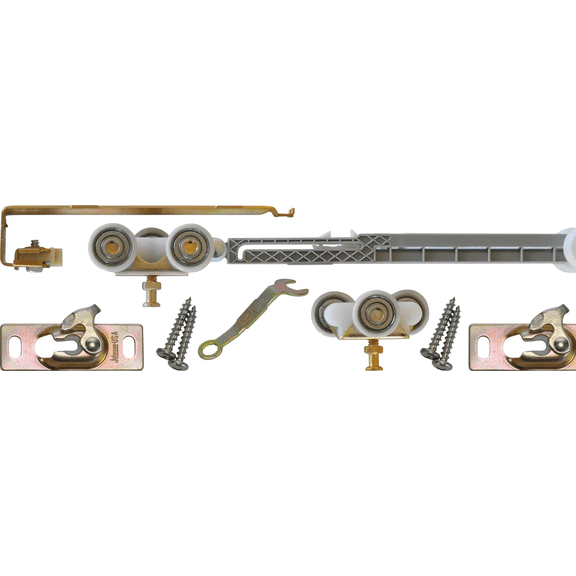 Johnson Hardware Soft Close Barn Door Hardware Kit - Pack of 2