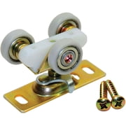 حامل باب كروي ثلاثي العجلات مقاس 1 بوصة من Johnson Hardware 1125PPK1