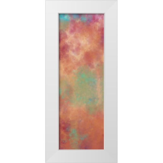 Johnson, Jason 13x32 White Modern Wood Framed Museum Art Print Titled - Vapor II. A