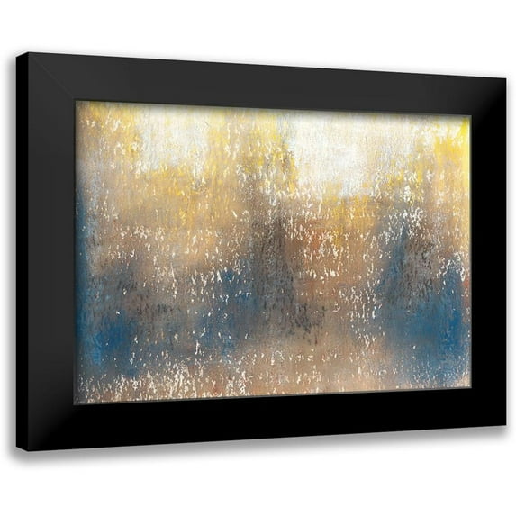 Johnson, Jason 18x14 Black Modern Framed Museum Art Print Titled - Woods Edge I