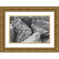 thumbnail image 1 of Johnson, Jason 24x17 Gold Ornate Wood Framed with Double Matting Museum Art Print Titled - Found Textures VII, 1 of 4