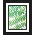 thumbnail image 1 of Johnson, Jason 25x32 Black Ornate Wood Framed with Double Matting Museum Art Print Titled - Fern Glow III, 1 of 4