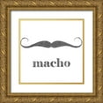 thumbnail image 1 of Johnson, Jason 26x26 Gold Ornate Wood Framed with Double Matting Museum Art Print Titled - Macho, 1 of 4