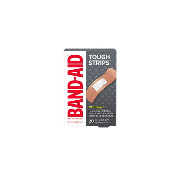 Band-Aid Tough Strips Bandages All One Size (Pack of 14)