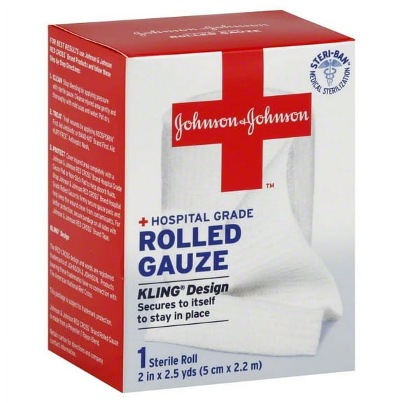 Johnson & Johnson Johnsons Rolled Gauze, 1 ea
