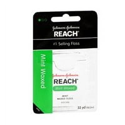 Johnson & Johnson Reach Interdental Adult Floss , Mint Waxed, 55