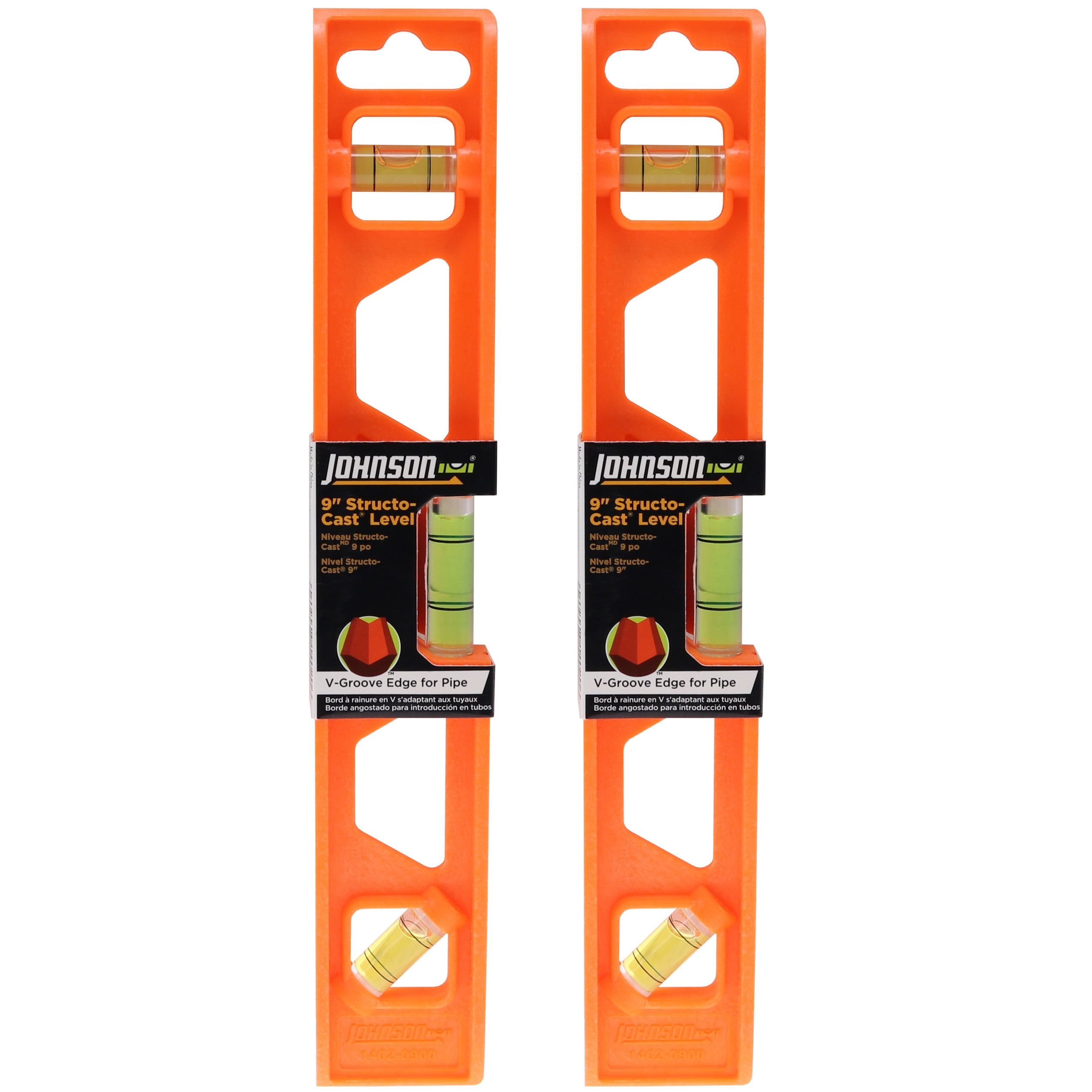 Johnson Level & Tool RAS-70 7-Inch Structo-Cast Rafter Angle Square | One-Piece Plastic With Molded Graduations