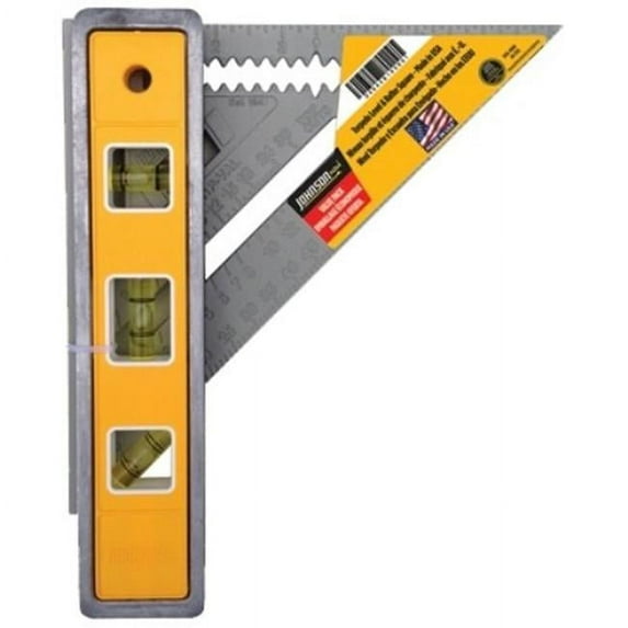 Johnson Level 282-1056-0000 Torpedo Level & Rafter Square Value Pack
