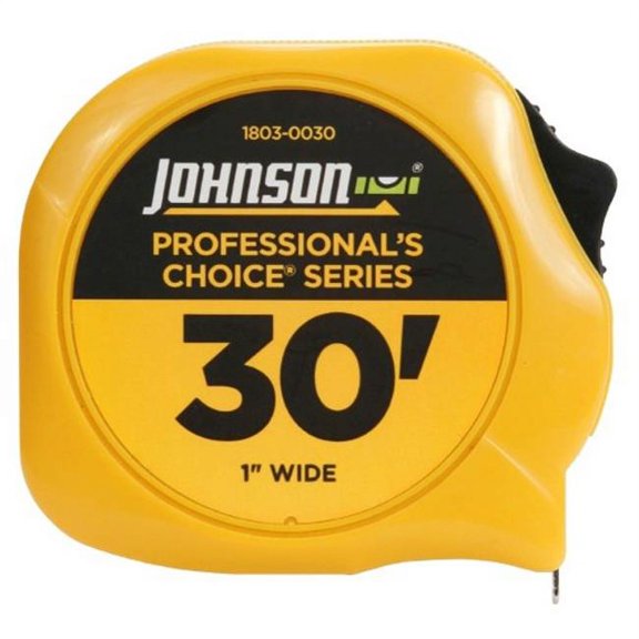Johnson Level 30 ft. x 1 in. Professionals Choice Power Tape