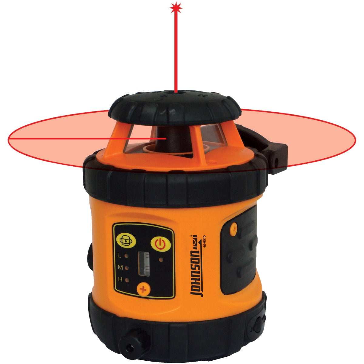Johnson Level Laser Level Kit - 200 Ft Range, ±1/8 In Accuracy, Red Laser, Magnetic