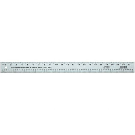 Johnson Level J48EM 48 in. Aluminum Inch & Metric Straight Edge
