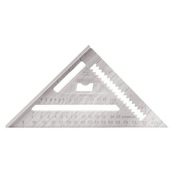 Johnson Level RAS-1 Johnny Square Aluminum Rafter Angle Square, 7", Each
