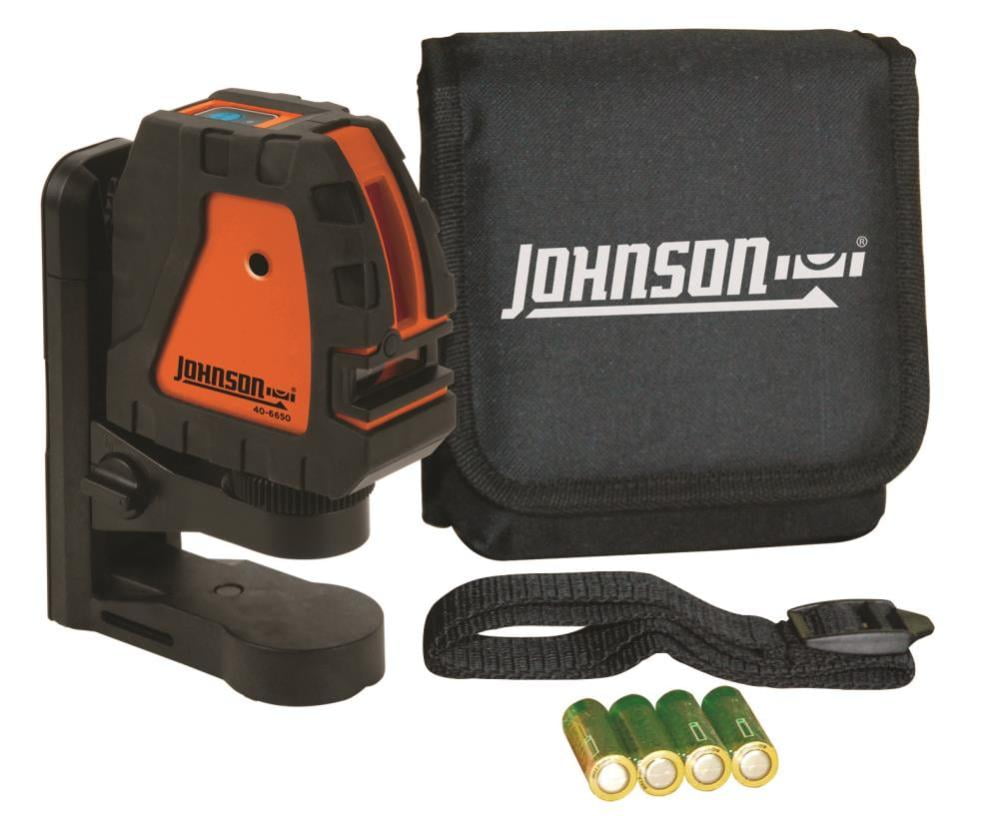 Johnson Level, Self-Leveling Cross-Line Laser