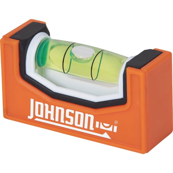 Johnson Level & Tool 1721P Magnetic Pocket Level, Easy Readability, Compact, Orange, 1 Level