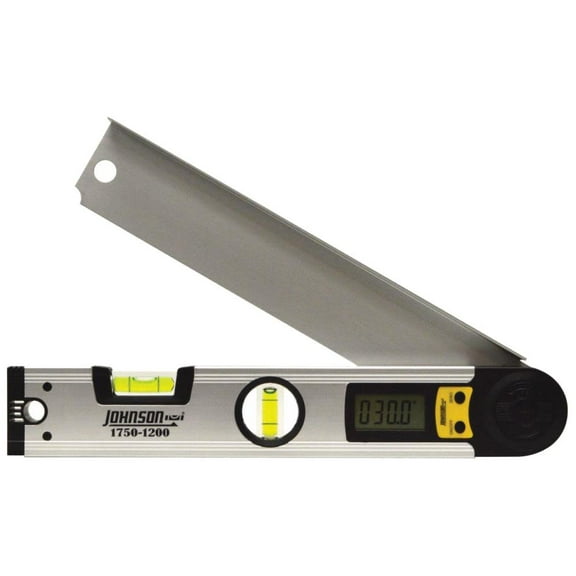 Johnson Level & Tool 1750-1200 Digital Angle Locator, 12", Silver, 1 Locator