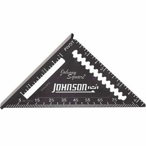 Johnson Level & Tool 4.5 in. Johnny Square Professional Easy Read Finish