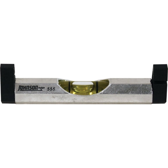 Johnson Level & Tool 555 Aluminum Line Level, 3", Silver, 1 Level
