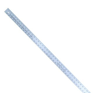 POWERTEC 71213 Anodized Aluminum Straight Edge Ruler | Metal Straightedge Machined Flat to Within 0.001 Over Full 18 inch, Silver
