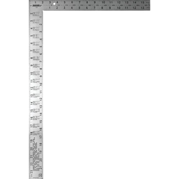 Johnson Level & Tool CS9-O 16 x 24 in. Easy Rady Carp Square & Steel Framing, Orange