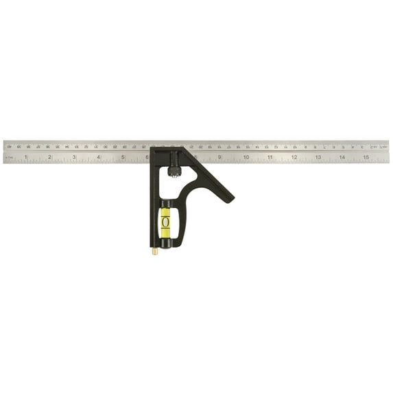 Johnson Level & Tool Combination Square,16 In,Zinc 420EM