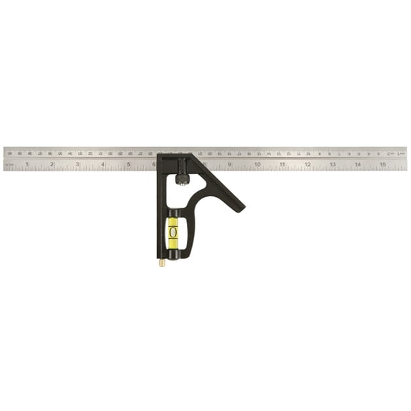 Johnson Level & Tool Combination Square,16 In,Zinc 420EM