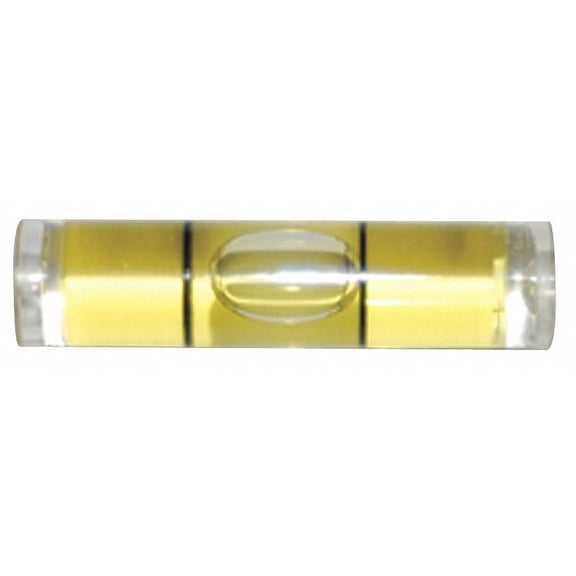 Johnson Level Vial,Acrylic,1.246 In L,PK25