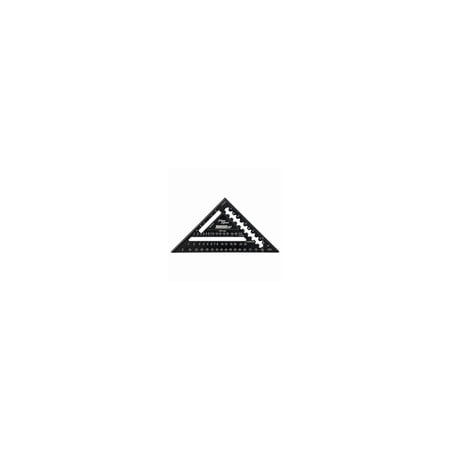 Johnson 7 in. L x 10 in. H Aluminum Rafter Square Black