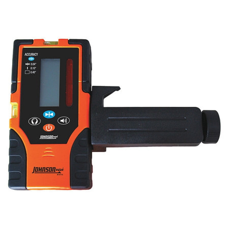 Johnson Level Two-Sided Laser Detector With Clamp For Red Beam Rotating Lasers