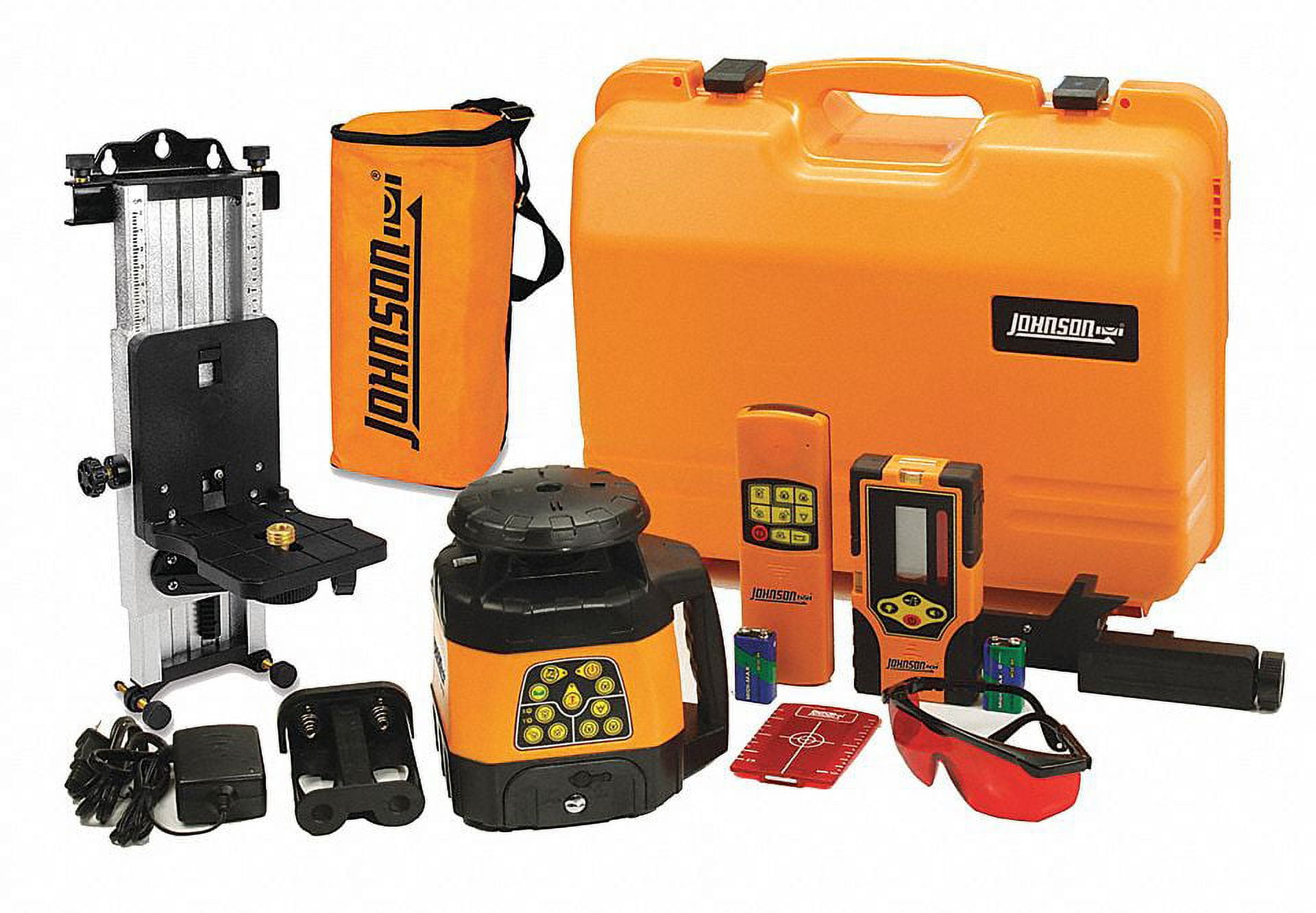 Johnson Level 40-6534 Electronic Self-Leveling Horizontal & Vertical Rotary Laser Kit