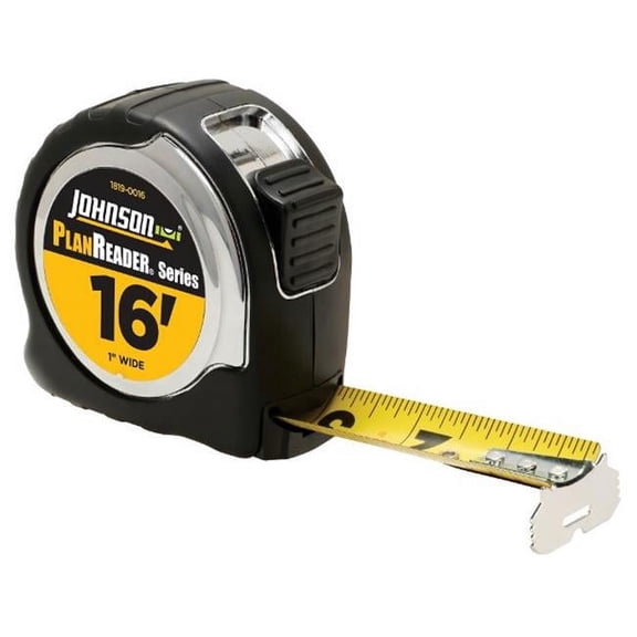 Part 1819-0033 33 X1 1/16 Plan Reader Power Tape, by Johnson Level &amp; Tool, Singl