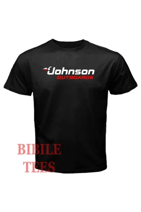 Johnson Outboards Men's Black Size S to 5XL