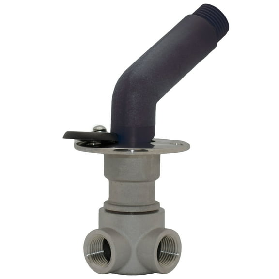 Johnson Pump 2-Way Flush Mount Deckwash Fitting 61122