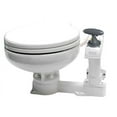thumbnail image 1 of Johnson Pump 804762501 AquaT Manual Marine Toilet - Super Compact, 1 of 1