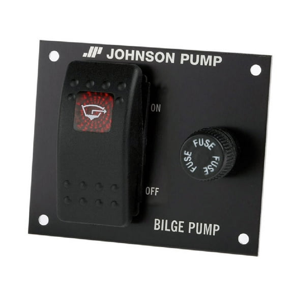 Johnson Pump #82004 Bilge Pump 2-way Panel Switch, 12V