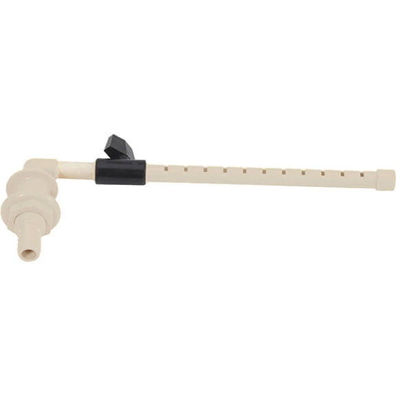 Johnson Pump 90331 Aerator Head, Overall Length 12-3/4", 3/4" Thru-Hull, One Shut Off Valve