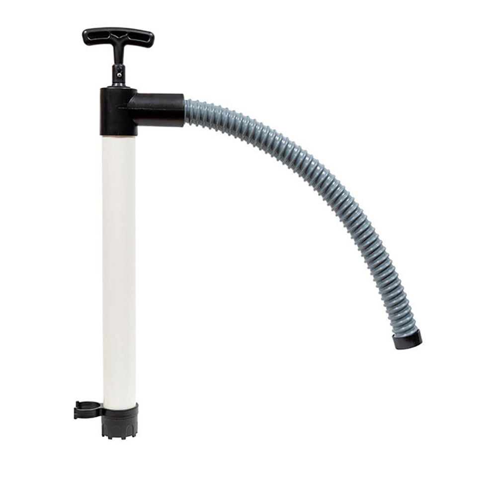 24" Black and White Multi-Purpose Hand Pump with Hose