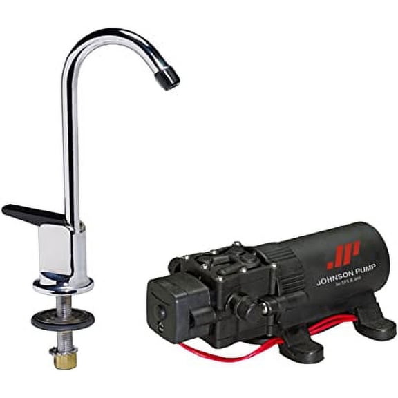 Johnson Pumps 61123 1.1 WPS/Faucet Combo, 12V, 15-Inch