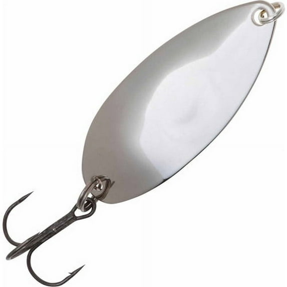 Johnson Shutter Spoon Fishing Lure, Chrome, 1.25 in