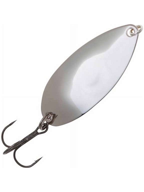 Johnson Shutter Spoon Fishing Lure, Chrome, 1.25 in