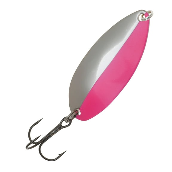Johnson Shutter Spoon Fishing Lure, Hot Pink, 1.25 in