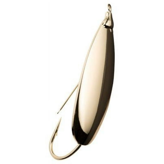 Johnson Silver Minnow Hard Bait, 1 1/8 oz, Gold, Spoon Bait